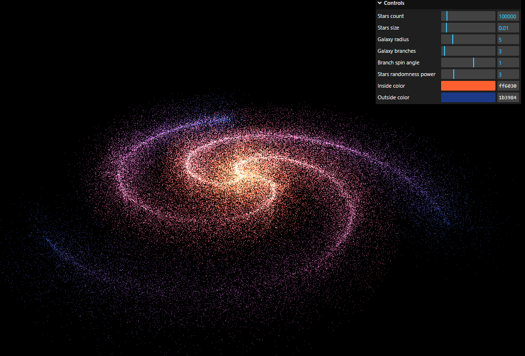 Three.js Galaxy Generator